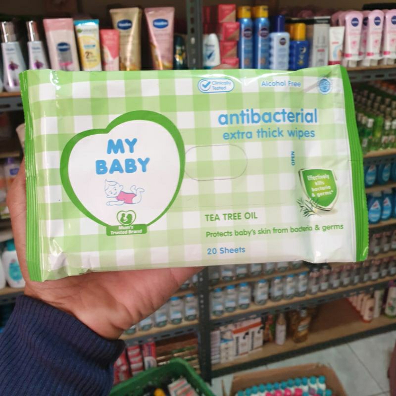 My Baby Tissue Basah Isi 20 Lembar