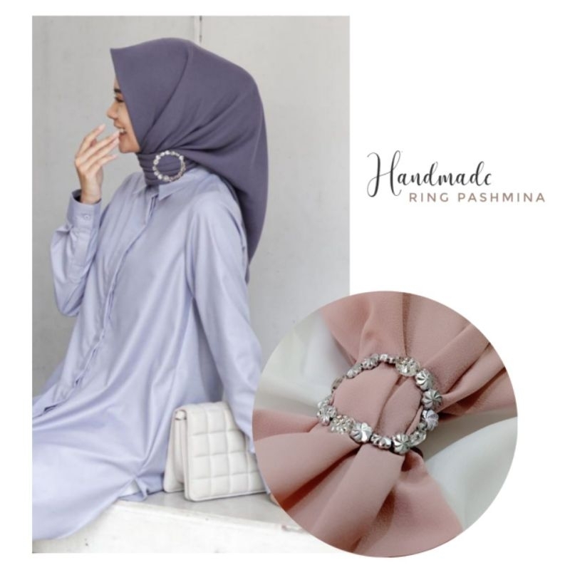 Ring Hijab Cantik Aksesoris Hijab