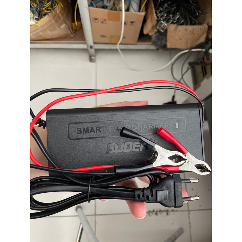 ALT CHARGER AKI SMART FAST CHARGER SON-1210 MERK SUOER