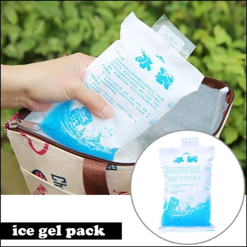 Ice Gel Bag Kemasan, Ice Gel Kemasan, Ice Bag dengan cara menyerap air