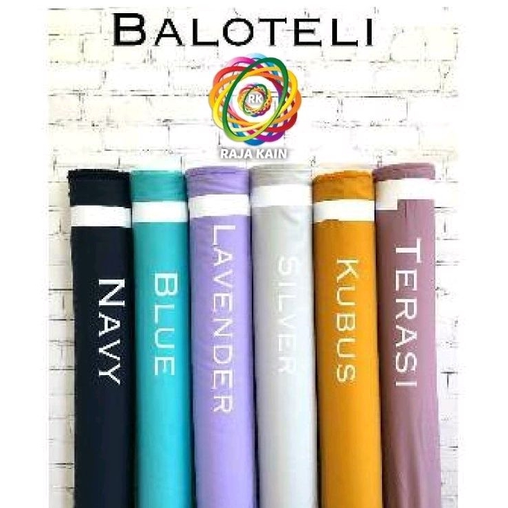 Kain BALOTELLI Premium 1 Roll ( 50 Yard ) / Bahan Kain BALOTELLY Premium