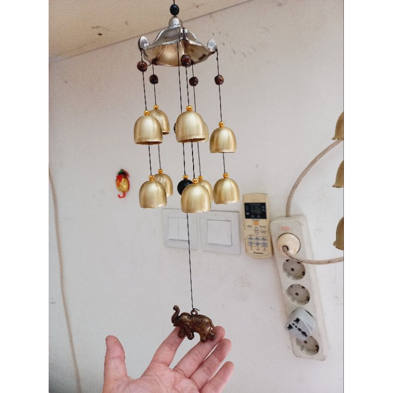 Fung Ling Tembaga / Genta Angin / Wind Chime Feng Shui / Dekorasi Gantung