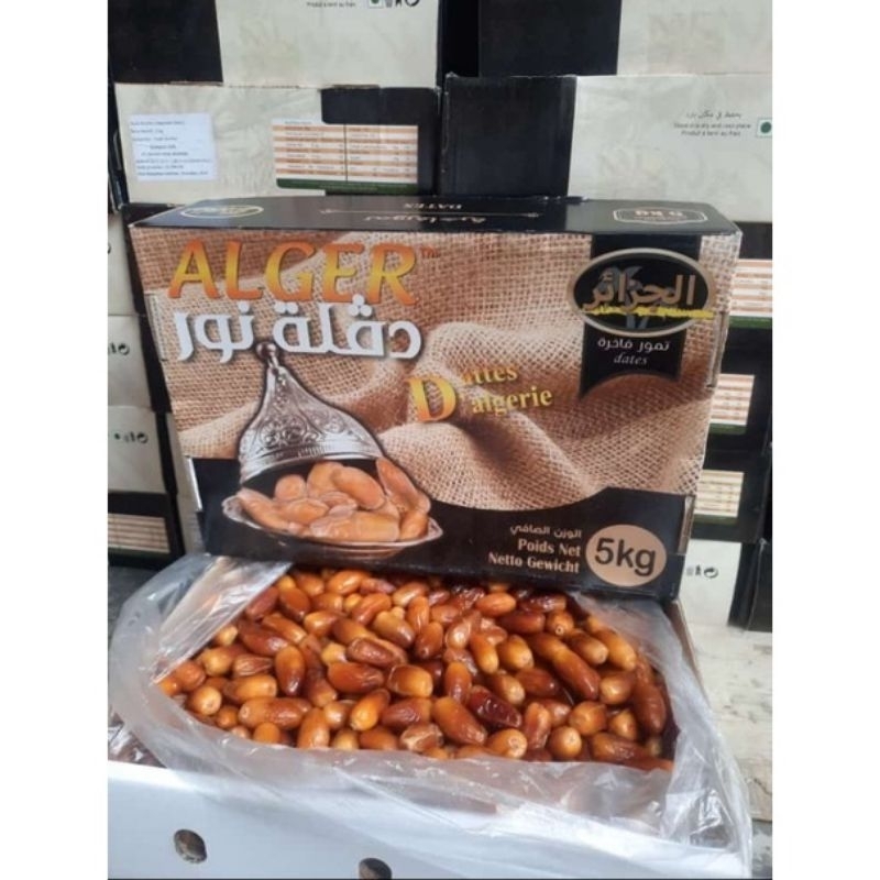 

DATTES ALGERIE - Kurma Madu Algerie nett 5kg - STOK TERBARU