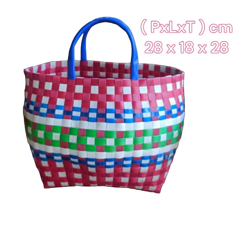 Tas Anyaman Yogyakarta Tas Bulat Size L Tas Anyaman Hampres Bilat L