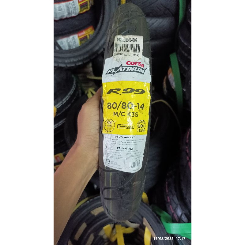 Ban tubles matic corsa r99, 80/80-14. free pentil !!!