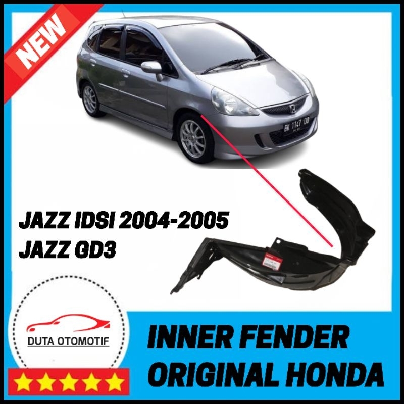 Inner Liner Fender Spakbor Kolong Depan Jazz IDSI 2004-2005 Original Honda