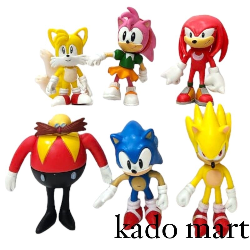 MAINAN FIGURE SONIC THE HEDGEHOG SET 6