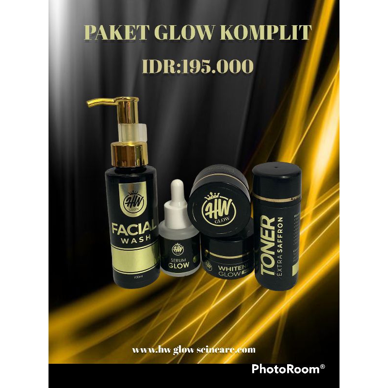 paket glow komplit (HW glow scincare)