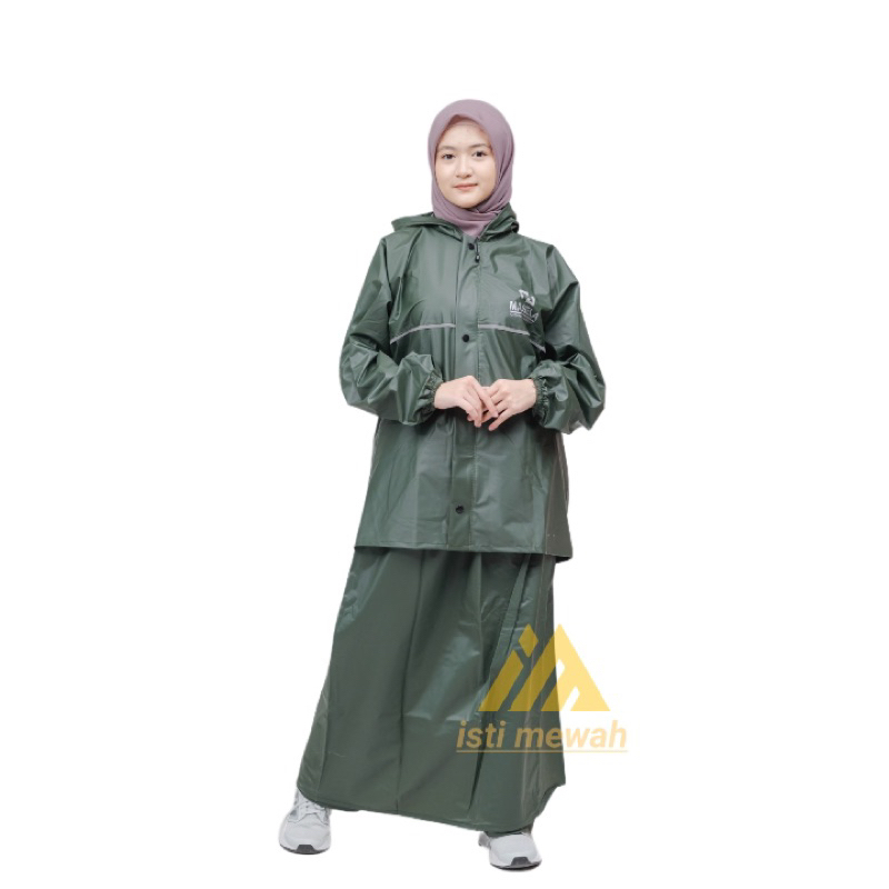 JAS HUJAN ROK WANITA MUSLIMAH, TERBAIK By MASELA