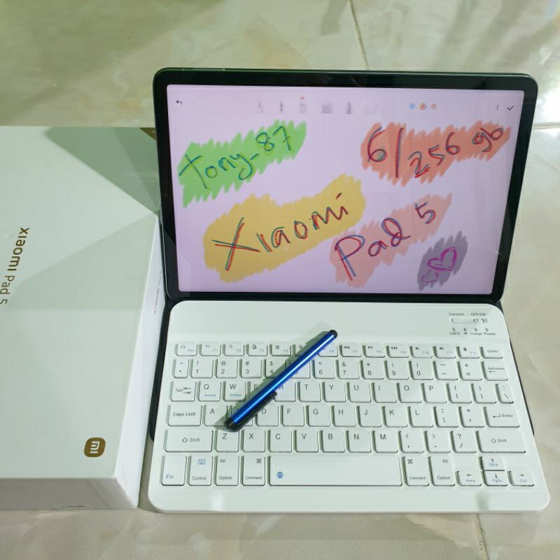 xiaomi mipad 5 ram 6gb rom 256gb + keyboard wireless