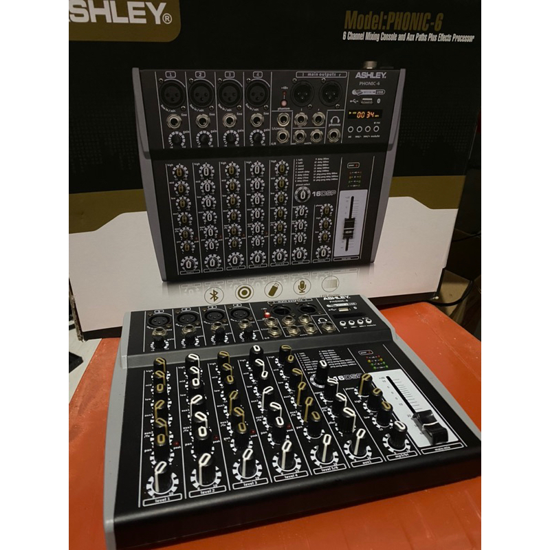 Mixer Audio Ashley 6ch bekas like new