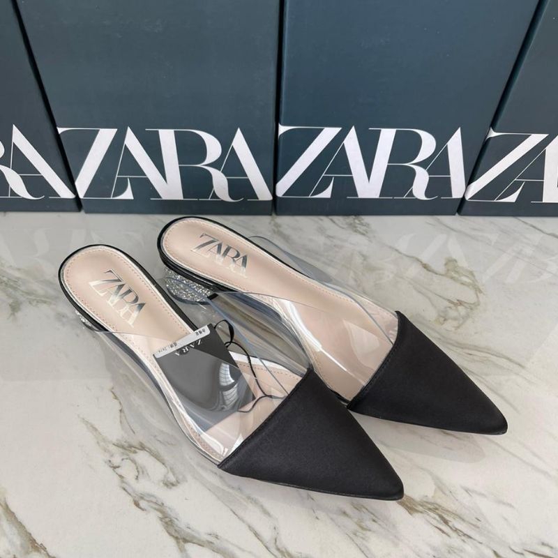 SANDAL SLOP ZARA ORIGINAL  SANDAL FLAT WANITA ZARA ORI 1cm ZARA SENDAL WANITA ORIGINAL