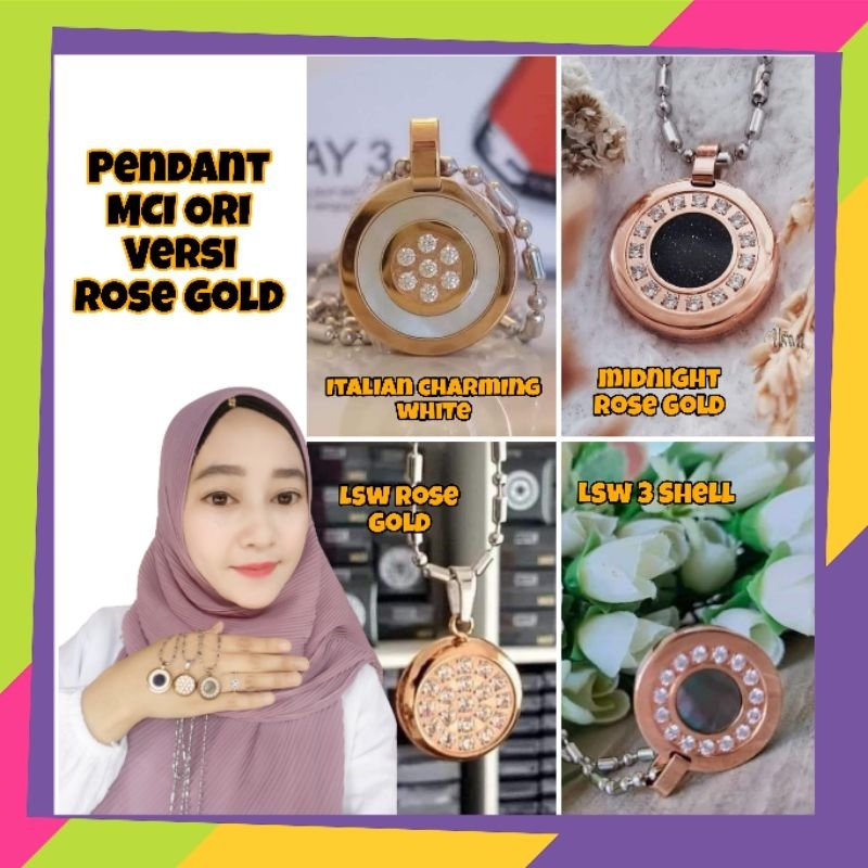 PENDANT MCI ROSE GOLD SERIES
