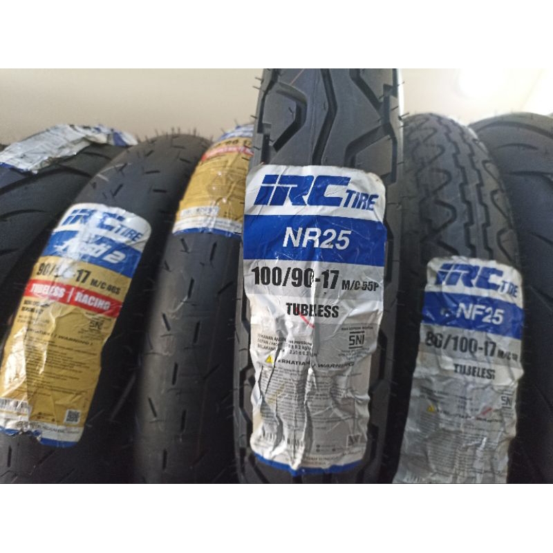 Ban Luar Mega pro mono Verza W 175 Blkg 100/90-17 NR25 Tubeless IRC