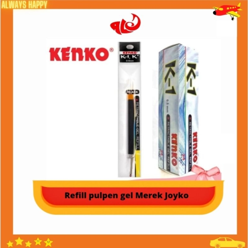 

Refill Isi ulang Pulpen gel Merek Kenko K-1 Murah