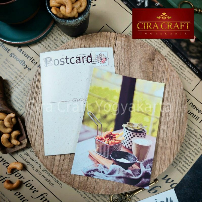 

Postcard (Kartu Pos / kartu ucapan) On The Table