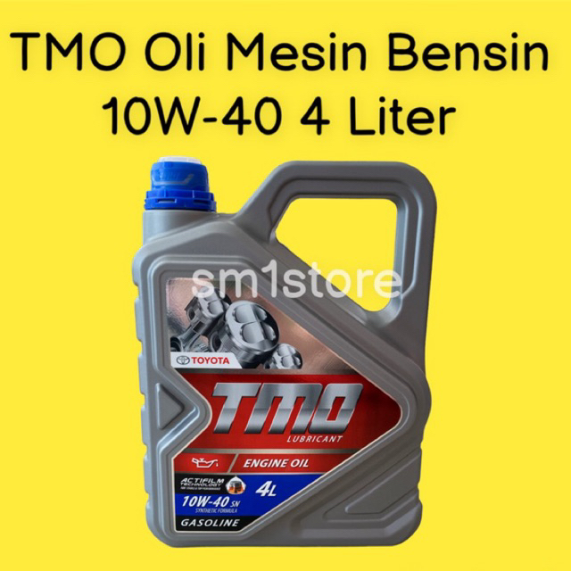 TMO Oli Mesin Bensin 10W40 Diesel 15W40 4 Liter Asli Toyota