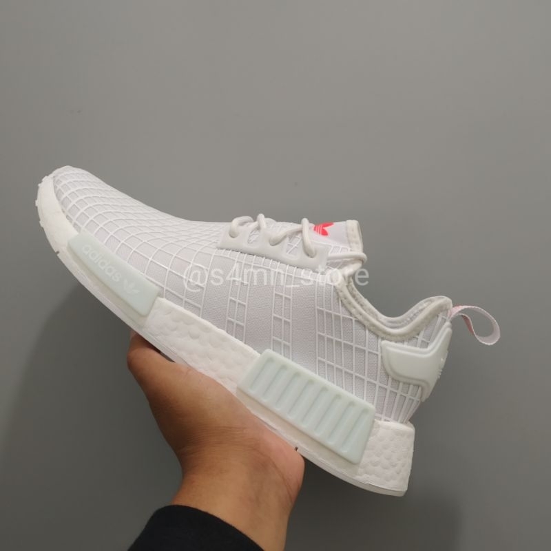 Adidas NMD R1 White Orange Original Bnib