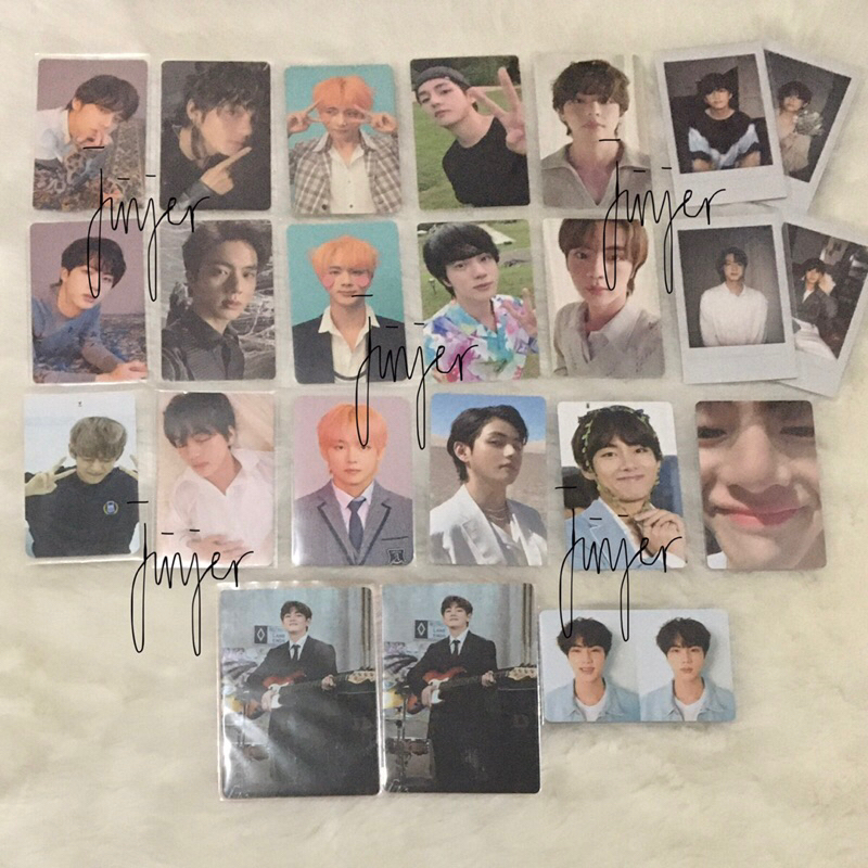 photocard bts taehyung seokjin pc album tear r o ans f its deco kit set pob proof orul her v e o dic