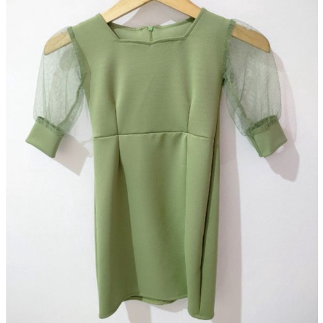Gamis Anak Perempuan Brukat Trend Terbaru 2022 Sage Green Lilac Hijau Sage Syari St Kayla Kid Gaun A