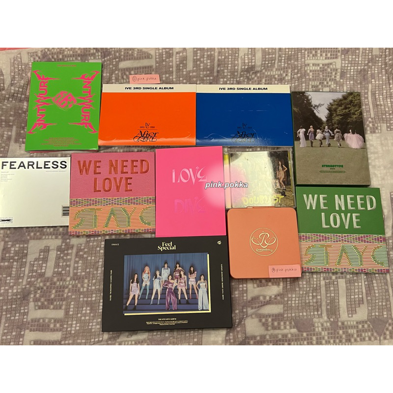 [BACA DESKRIPSI] ALBUM ONLY - Afterlike Album Ive, Stereotype Stayc Album, Feel Special Twice Album,