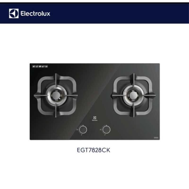 ELECTROLUX EGT7828CK Hob Kompor Tanam Gas 2 Tungku 78 Cm