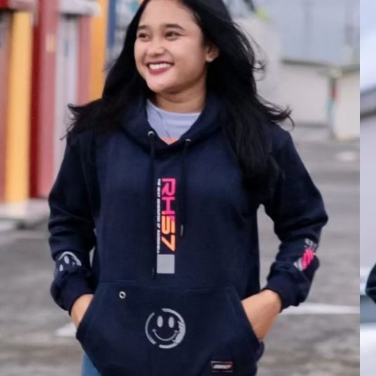 Sweater hoodie rh 57 unisex / jaket hoodie pria wanita / jaket drag race 201km / hoodie balap