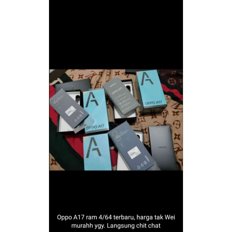 Oppo a17 ram 4/64 original garansi resmi