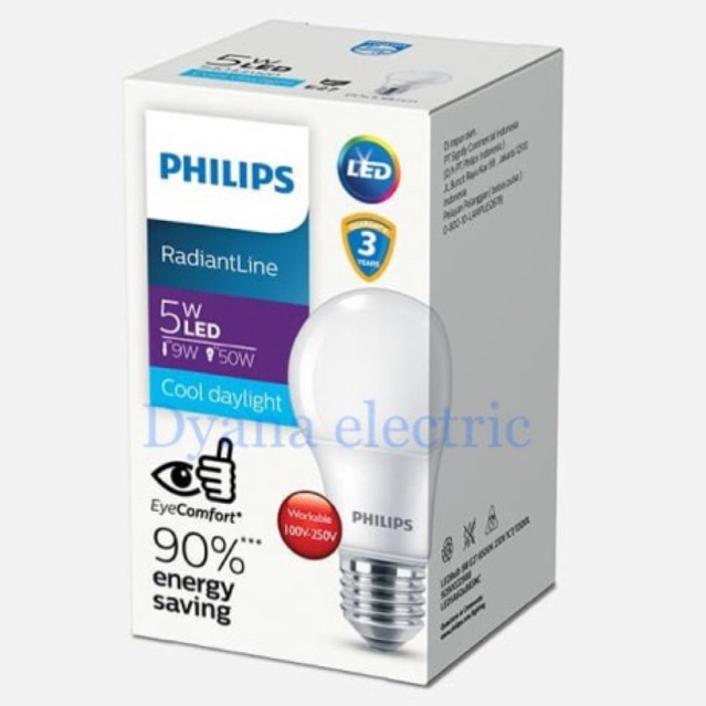 Philips LED 5 Watt putih