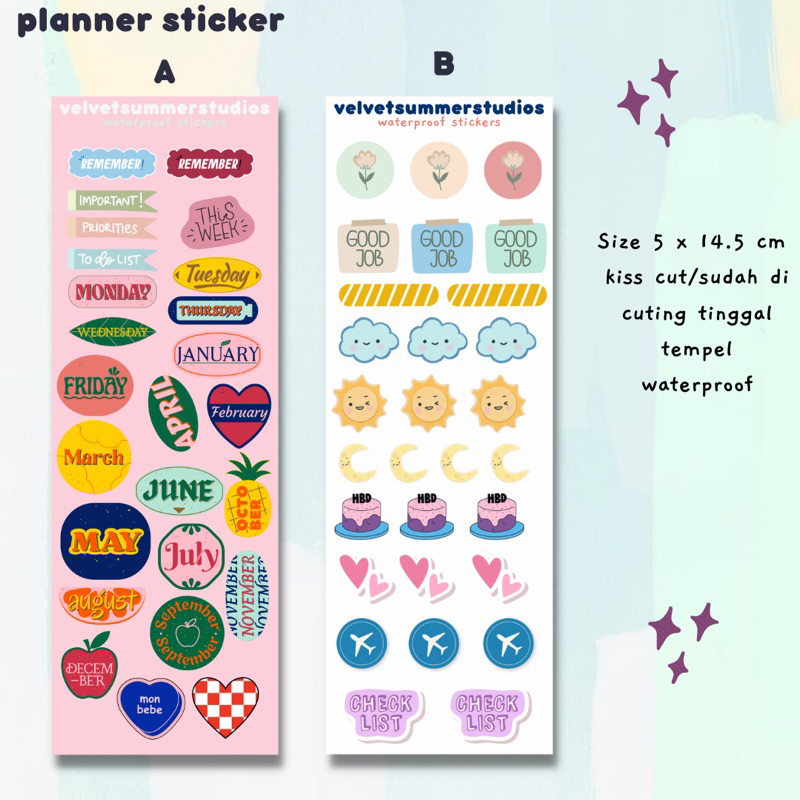 

sticker planner/sticker deco/sticker journal