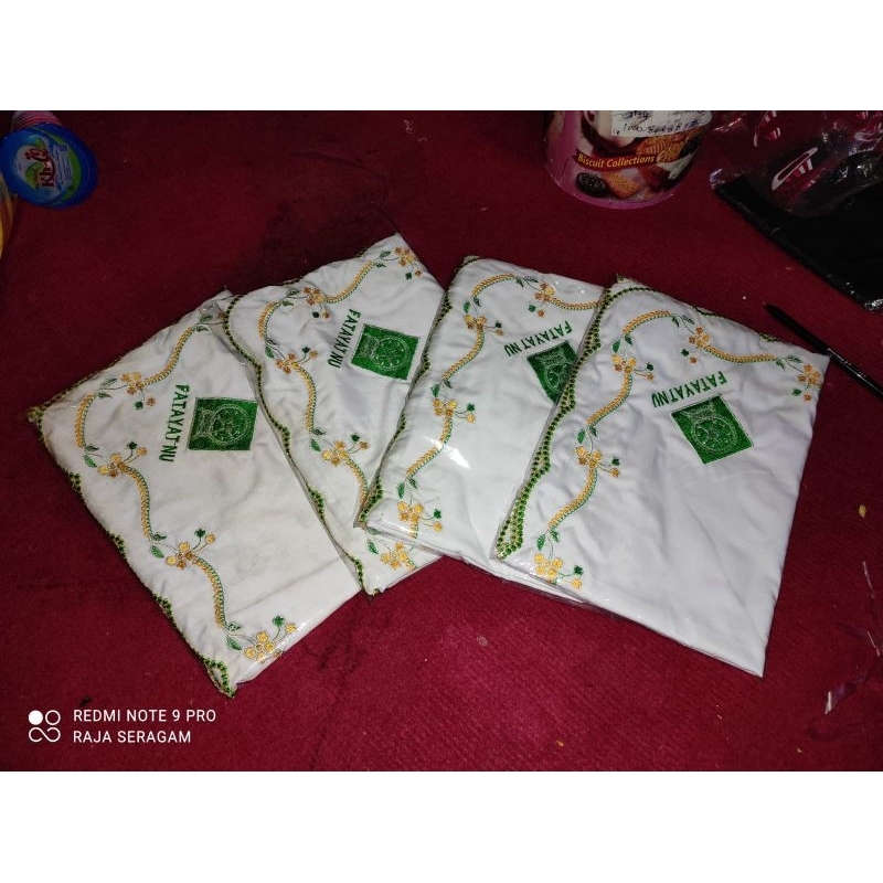 READY STOK JILBAB FATAYAT NU/JILBAB FATAYAT BAHAN POLINO