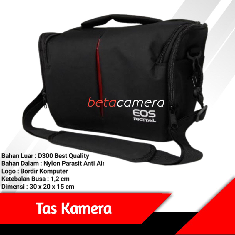 Tas Kamera Canon Eos DSLR Mirrorless 1100D 1200D 1300D 600D 700D 6D 7D 5D Eos R RP free Rain coat ra
