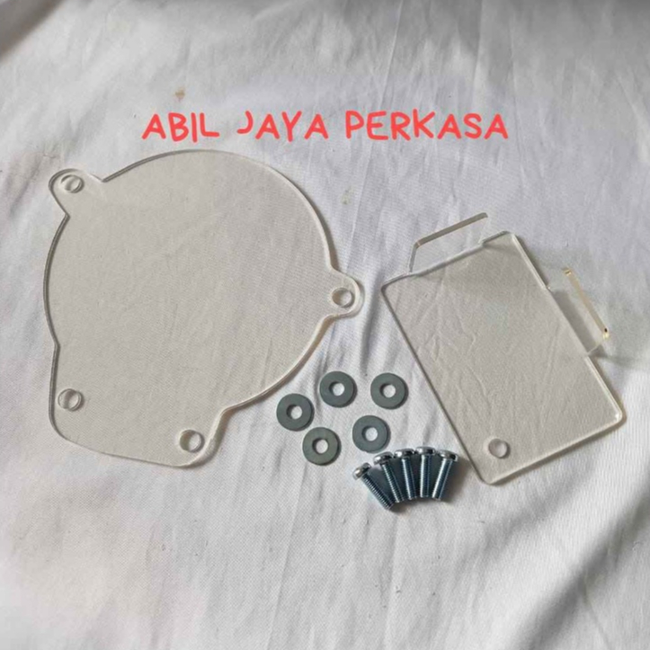 COVER CVT AEROX NEW AKRILIK TUTUP COVER CVT AEROX NEW FREE BAUT [AJP]