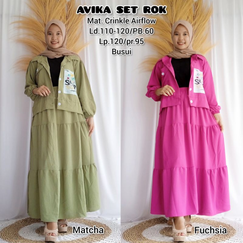 SET ROK CRINKLE AIRFLOW / SET ROK MURAAH