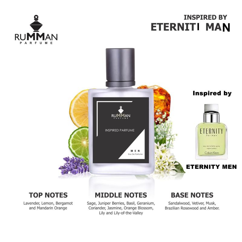 Inspired Parfum CK Eternity Man Parfume Farfum Minyak Wangi Tahan Lama Pria Cowok