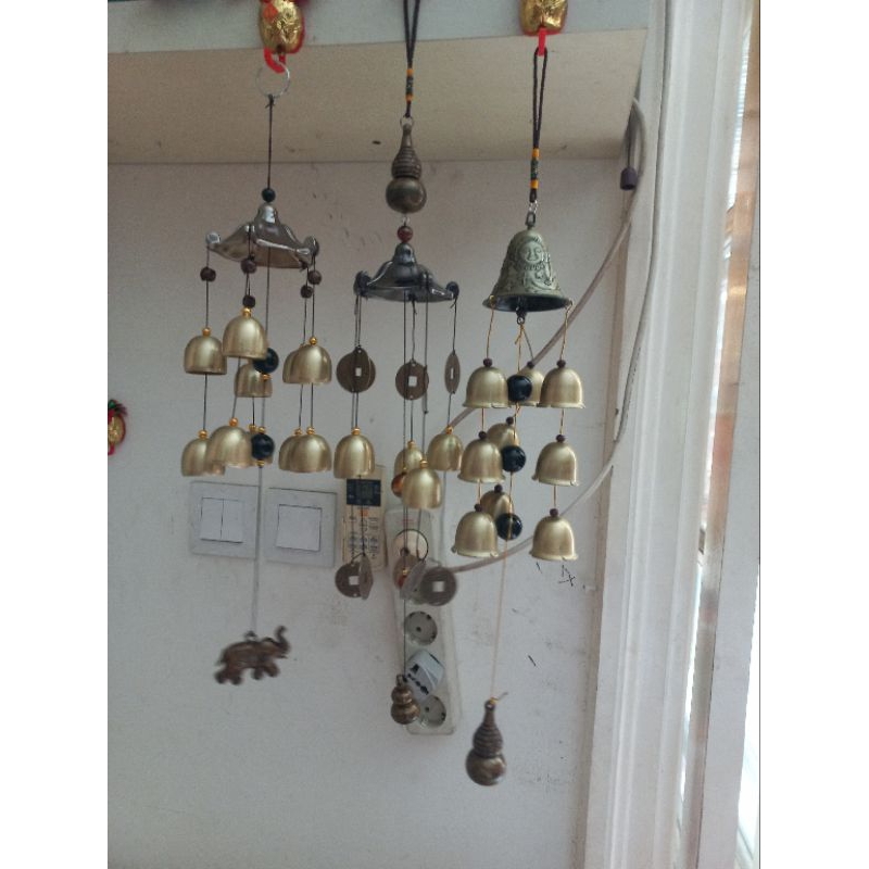 Fung Ling Tembaga / Genta Angin / Wind Chime Feng Shui / Dekorasi Gantung