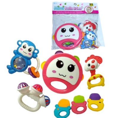 MAINAN MIMI BELLS ERIES/ MAINAN ANAK BAYI/Rattle set mainan bayi teether/rattles teether baby