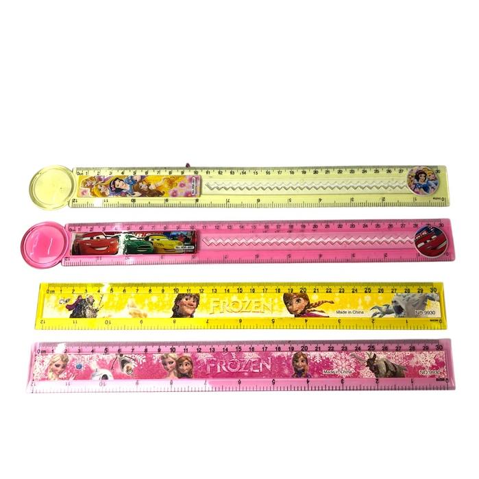 

OBRAL Penggaris Karakter 30cm / Penggaris Plastik Anak Sekolah 30 cm Karakter – Satuan