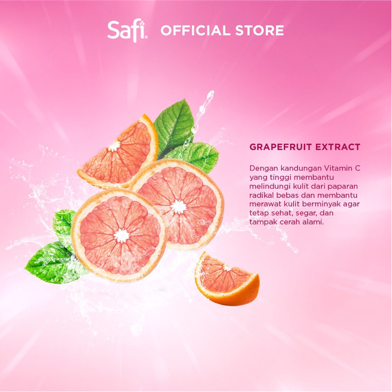 Safi White Natural Brightening Cleanser Grapefruit Extract