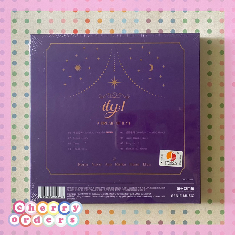 (SEALED) ILY:1 1st Mini Album : A Dream Of ILY:1