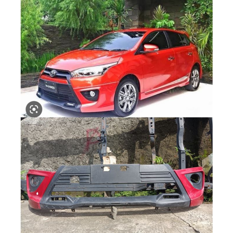 Bodykit bemper Yaris trd 2015 2016 old original copotan