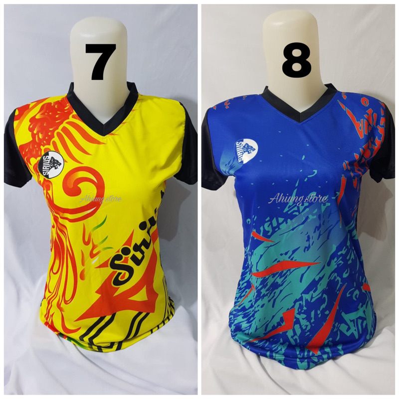 Baju Olahraga Wanita Bulutangkis / Volly / Sepeda / Basket / Futsal