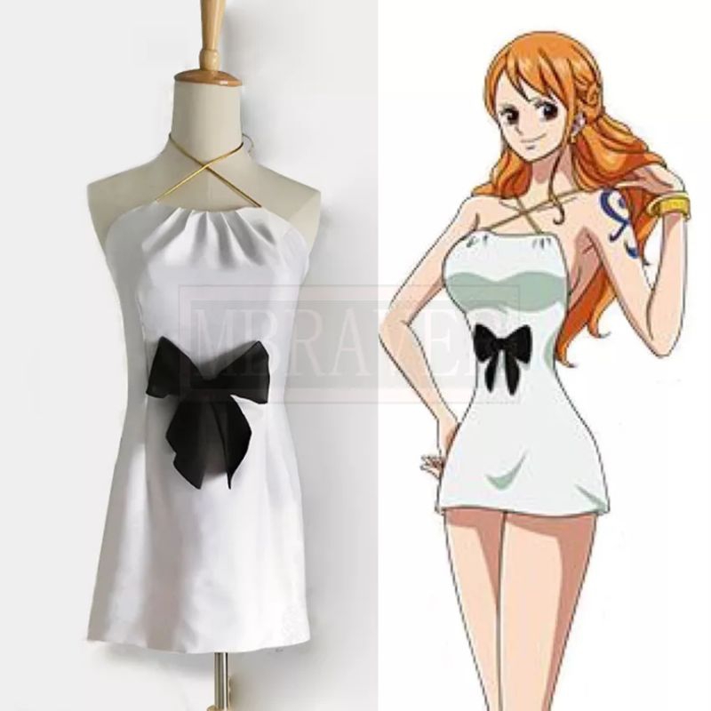 kostum nami gold cosplay one piece gaun halloween