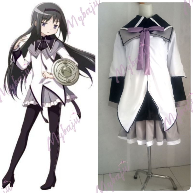 mybaju Kostum Homura Akemi  Cosplay Anime