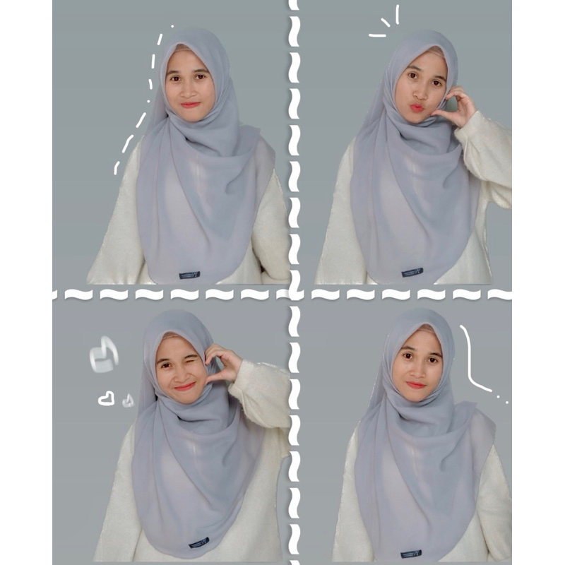 HANNA MALAY HIJAB MALAYSIA POLLYCOTTON PREMIUM BY YOUNA