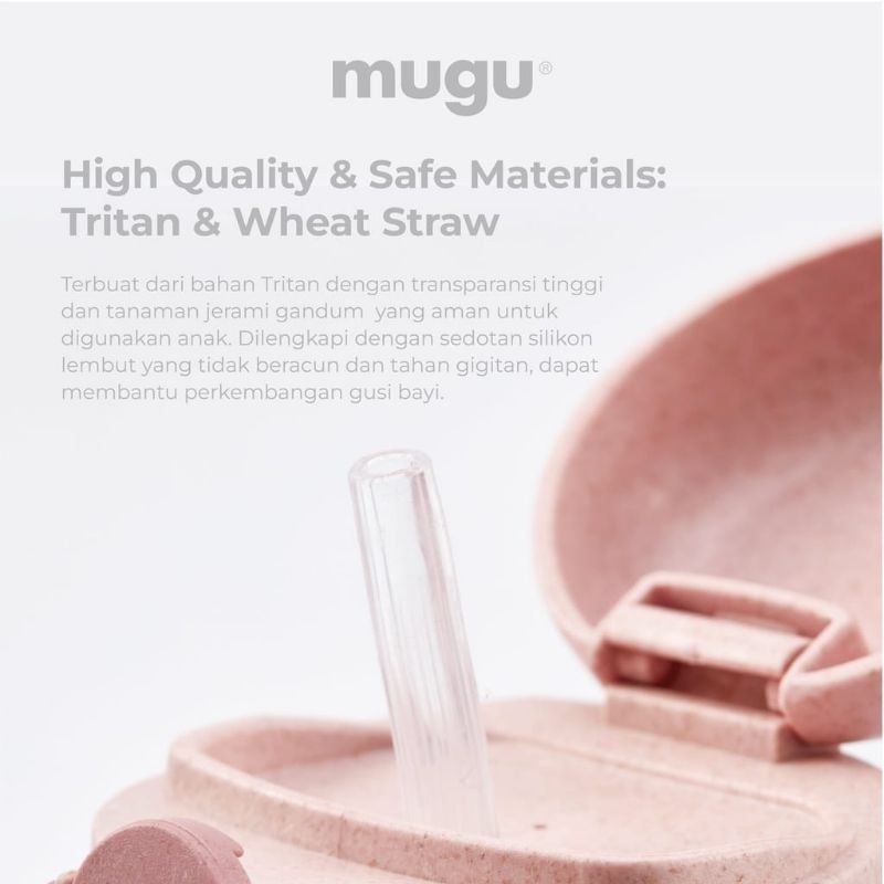Mugu Wheat Straw Training Bottle-Botol Minum Anak