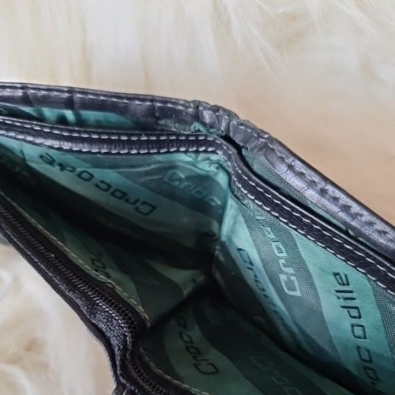 DOMPET KULIT CROCODILE PRELOVED ORI