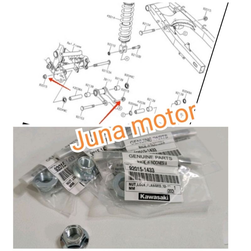 mur unitrack klx 150 KLX150 original