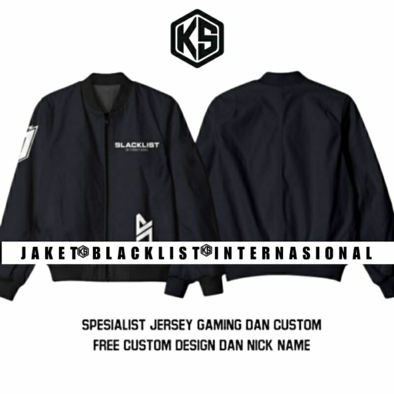 JAKET TERBARU ZIPPER BLACKLIST INTERNASIONAL
