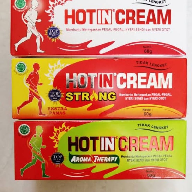 Hot in cream tube 120 ml / krim gosok